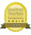 Medical Tourism Transparency Award 2009 - Healthcare Excellence International Awardee